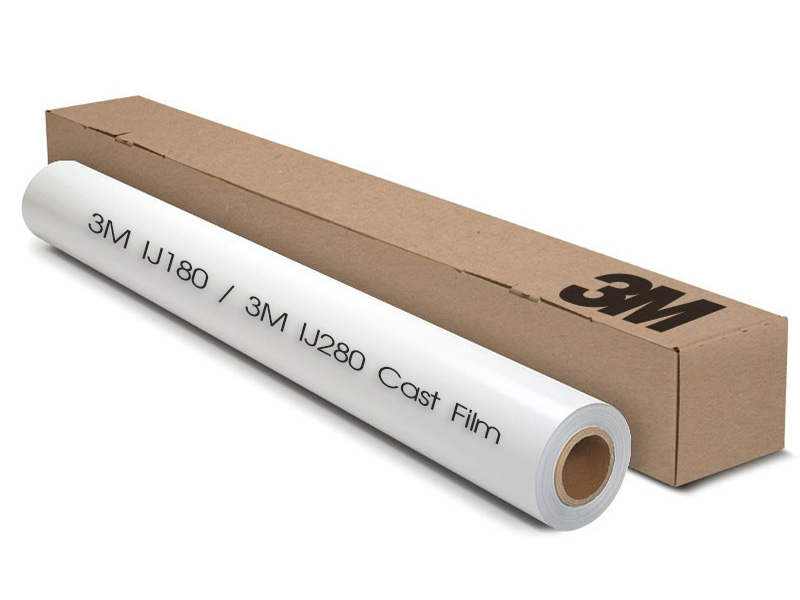ม้วนสติ๊กเกอร์ 3M รุ่น IJ180 และ IJ280 Cast Film สำหรับงานแร็ปรถโลจิสติกส์ระยะยาว 5-7 ปี