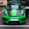ผลงานออกแบบและติดตั้งสติ๊กเกอร์ฝากระโปรงหน้ารถ Porsche ในกิจกรรมการตลาดระดับพรีเมียม สติ๊กเกอร์ฝากระโปรงรถองค์กร ดีไซน์ลายคาดคู่สไตล์เรซซิ่งบนรถสปอร์ต Porsche สำหรับงานกิจกรรมการตลาดและการถ่ายทำโปรดักชัน
