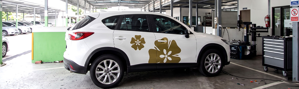Spot Repair Vehicle Graphics SUV Door Sticker
