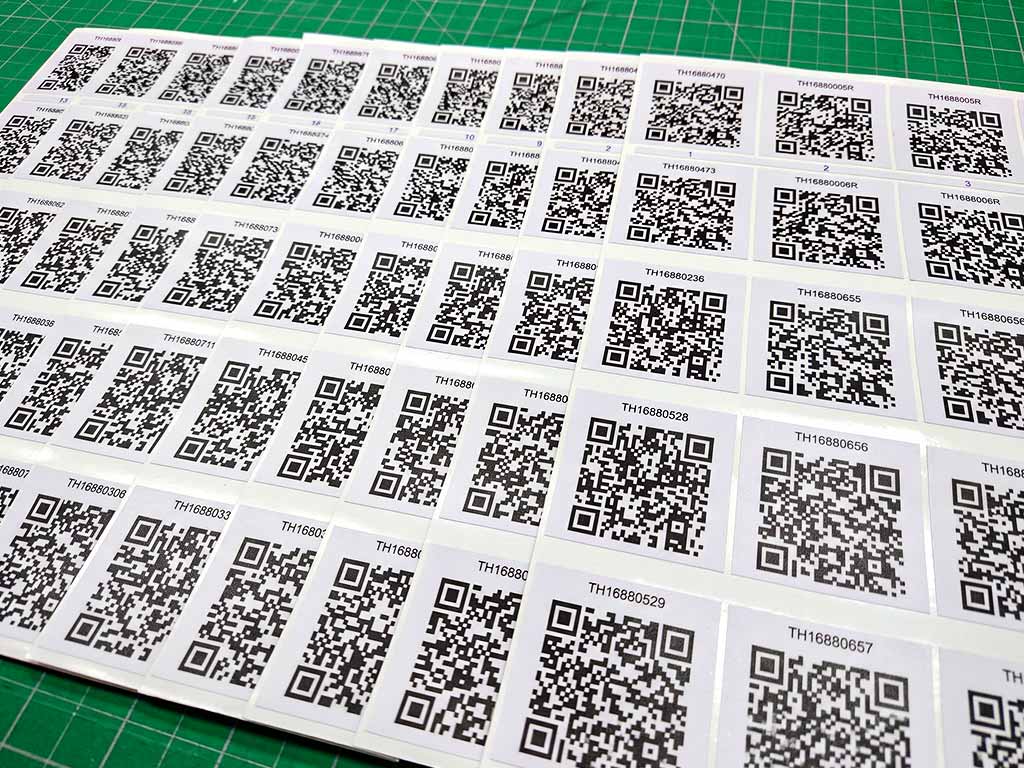 ฉลาก QR Code อุตสาหกรรม ผ่านเกณฑ์มาตรฐาน ISO 15415 ตรวจสอบคุณภาพการพิมพ์สม่ำเสมอทุกแถว