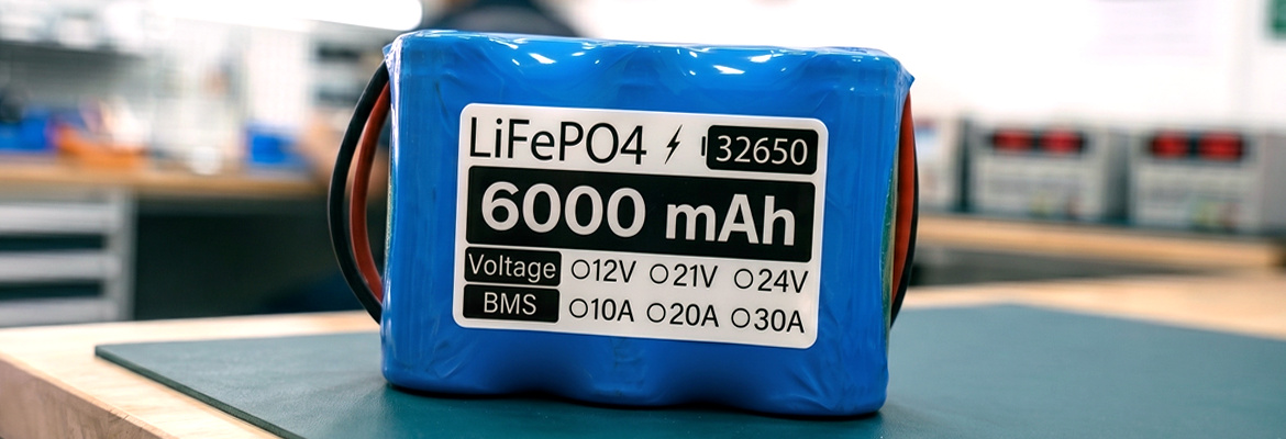 การทดสอบ Field Test สติ๊กเกอร์ทนความร้อน LiFePO4 32650 6000 mAh ติดแนบสนิทบนฟิล์มหดหุ้มก้อนแบตเตอรี่สีน้ำเงินหลัง Dwell Time