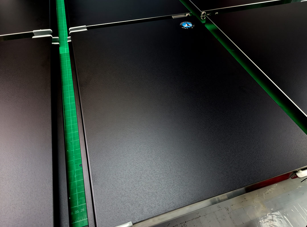 สติ๊กเกอร์ป้ายตู้คอนโทรลสำหรับงานผลิตโครงตู้ไฟฟ้า B2B Batch Production ควบคุมคุณภาพรายชิ้น