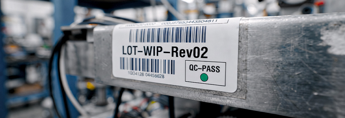 สติ๊กเกอร์ QC Pass และ Lot WIP Traceability